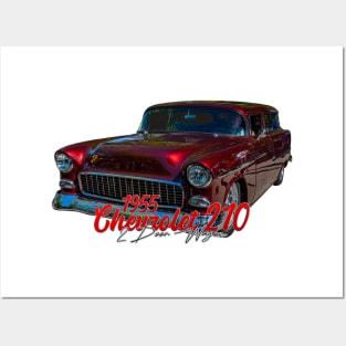 1955 Chevrolet 210 2 Door Wagon Posters and Art